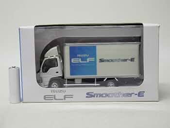 イスズ　ELF Smoother-Ex ミニカー Amazon | いすゞ エルフ ミニカー トラック 白 ホワイト ISUZU